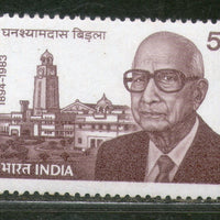 India 1984 G. D. Birla Industrialist Phila-973 MNH