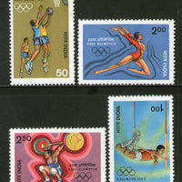 India 1984 Olympic Games Los Angeles Sport Phila-974-77 MNH
