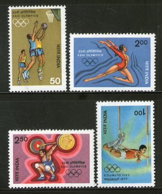 India 1984 Olympic Games Los Angeles Sport Phila-974-77 MNH