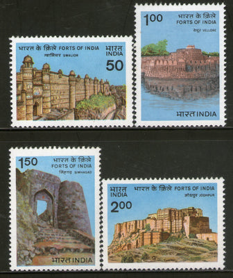 India 1984 Forts of India Architecture Phila-978-81 MNH