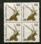 India 2000 9th Def. Series Nature Heritage Black Buck Deer BLK/4 Phila-D160/Sg1923 MNH - Phil India Stamps