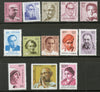 India 2008-9 10th Def. Series Builders of Modern India Gandhi Phila-D172-84 MNH - Phil India Stamps