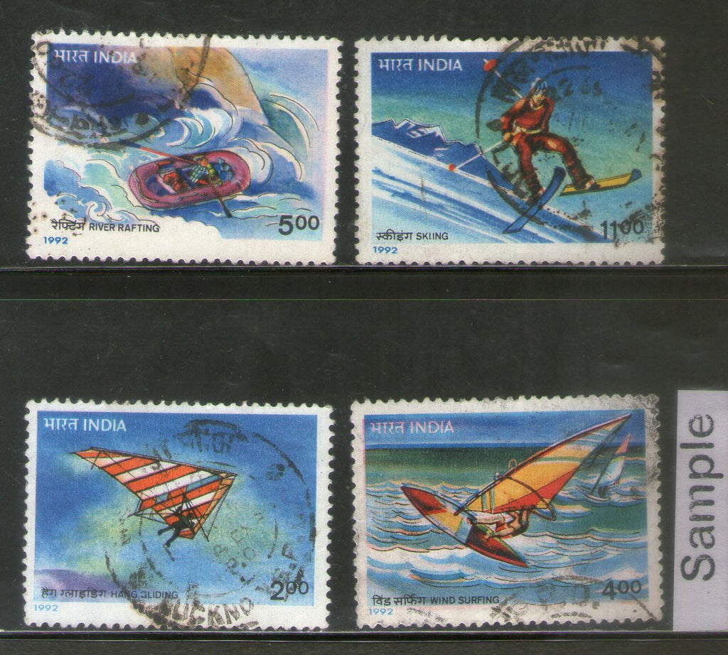 India 1992 Adventure Sport 4v Phila-1335a Used Set