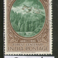 India 1961 Scientific Forestry Cent. Phila-361 1v Used Stamp