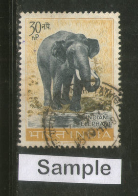 India 1963 Wild Life Animal Preservation Elephant Phila-390 1v Used Stamp