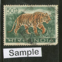 India 1963 Wild Life Animal Preservation Tiger Phila-391 1v Used Stamp