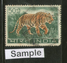 India 1963 Wild Life Animal Preservation Tiger Phila-391 1v Used Stamp