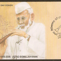 India 2008 Ustad Bismillah Khan music Phila-2382 FDC
