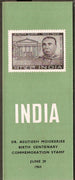 India 1964 Asutosh Mookerjee Phila-404 Blank Folder